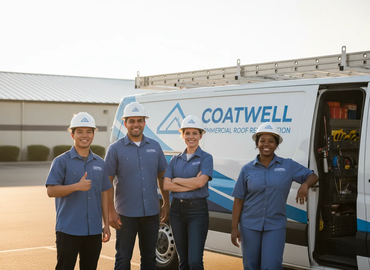Commercial roof coating company in Sheffield, IL